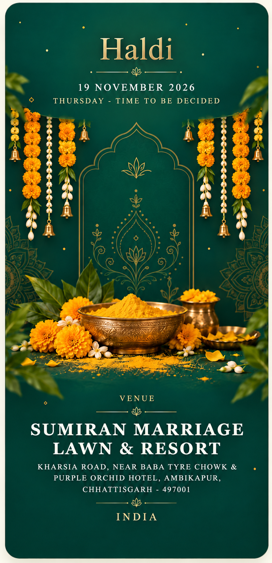 Haldi ceremony
