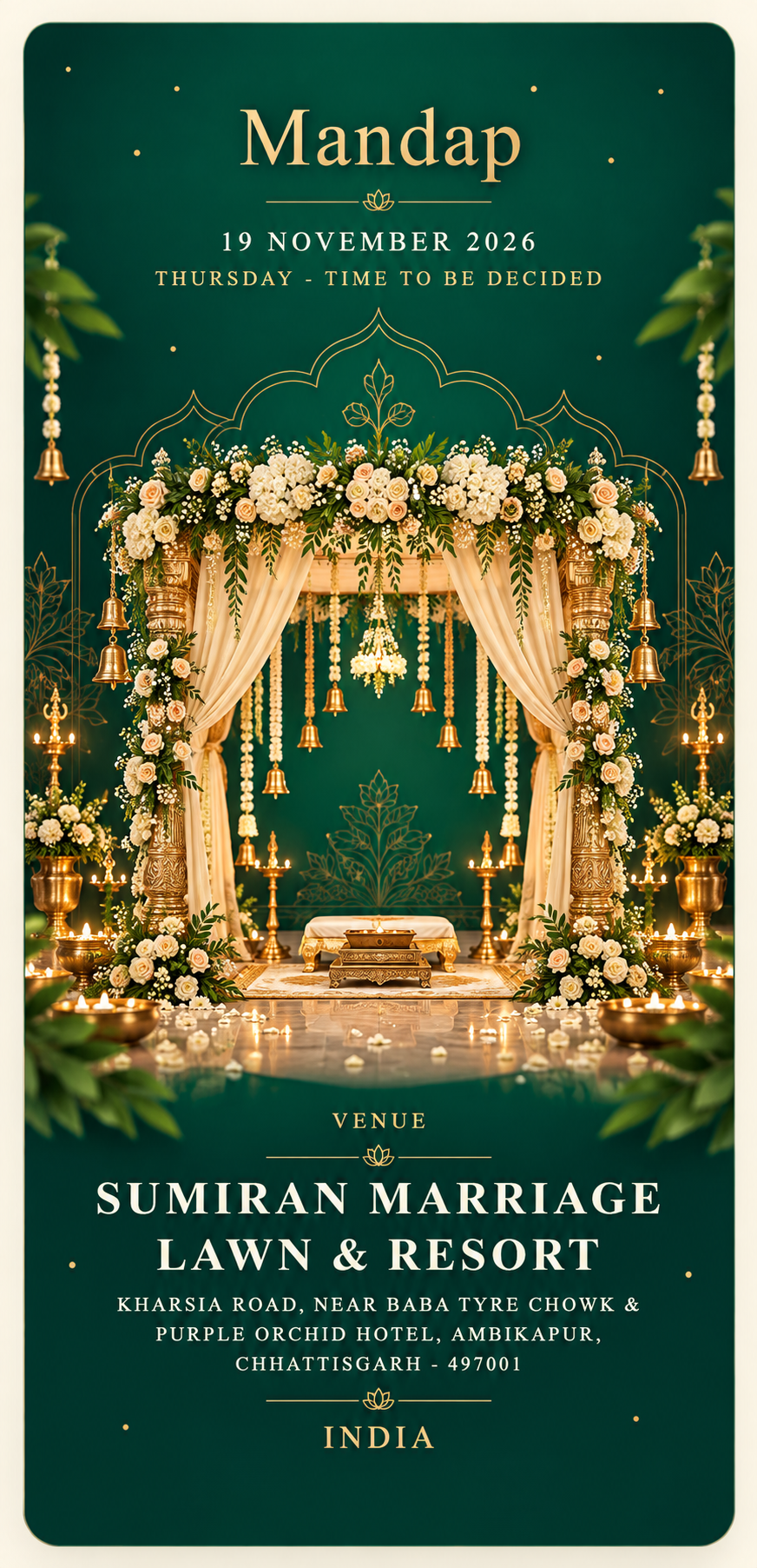 Mandap ceremony