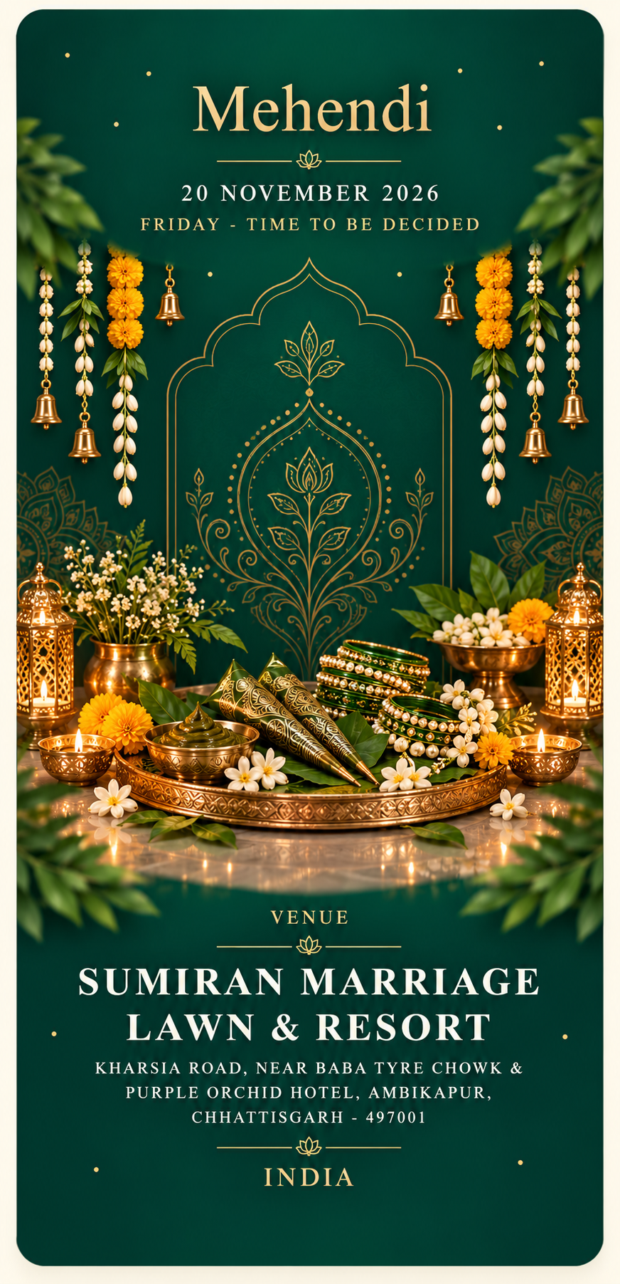 Mehendi ceremony